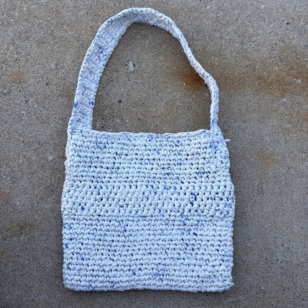 Handmade Shopping Bag Shoulder Boho Tote Reusable Shopping Books Mom Supplies